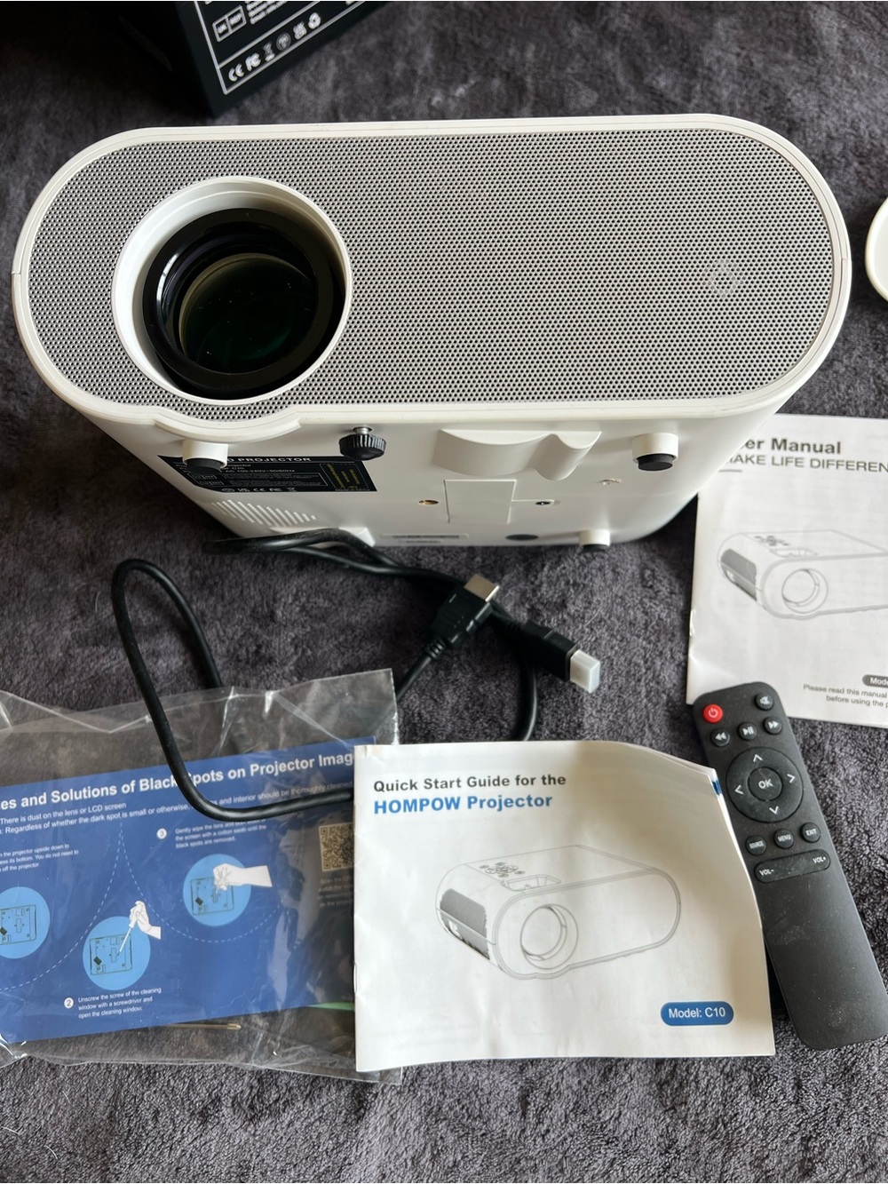 LED Projector - white - Picture 3 of 6